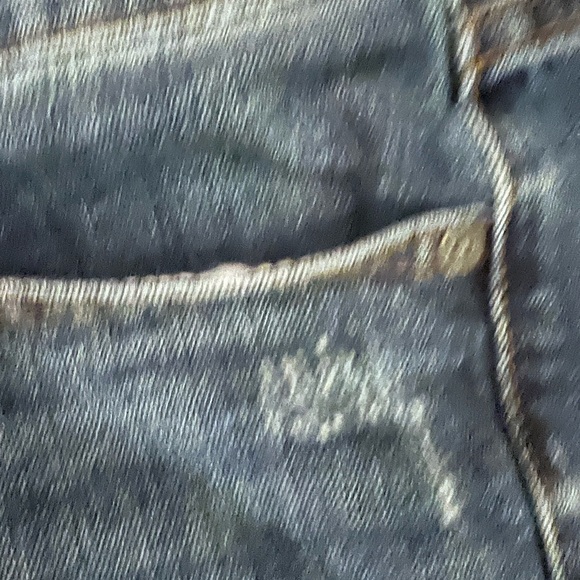 Banana Republic Raw Hem Premium Denim Girlfriend Jeans Size 30P - Picture 4 of 10